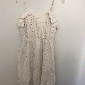 A new day cream embroidered dress